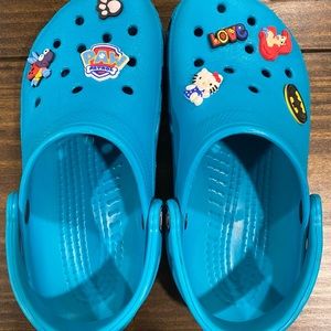 Turquoise CROCS